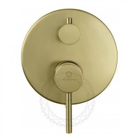 Душевая система скрытого монтажа FILARETE Roun FL1023, матовое золото