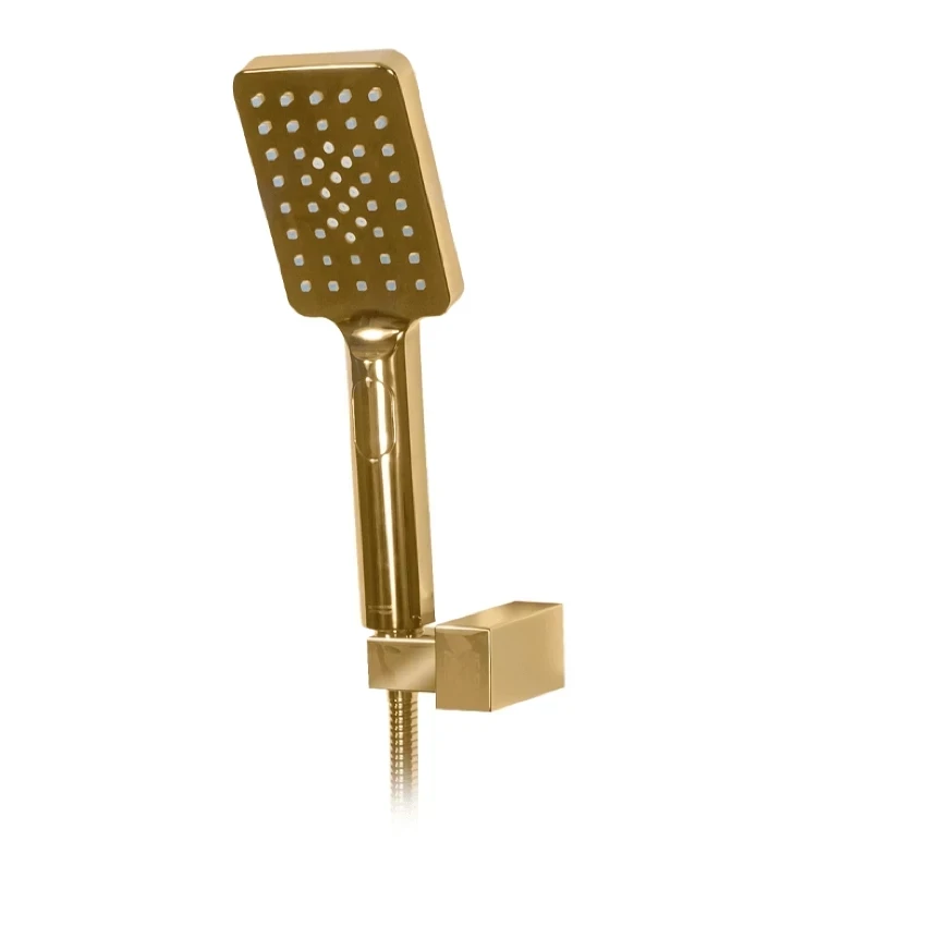 Смеситель для ванны с ручным душем Grocenberg GB8007, золото глянец