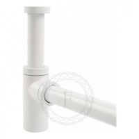 Сифон для раковины FILARETE FL70, белый