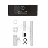 Сифон для раковины FILARETE FL70, белый