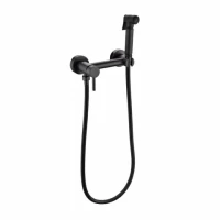 Смеситель с гигиеническим душем Grocenberg GB103N, черный матовый