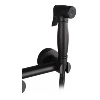 Смеситель с гигиеническим душем Grocenberg GB103N, черный матовый