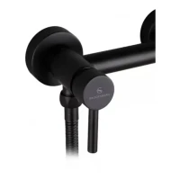 Смеситель с гигиеническим душем Grocenberg GB103N, черный матовый