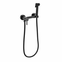 Смеситель с гигиеническим душем Grocenberg GB103N, черный матовый