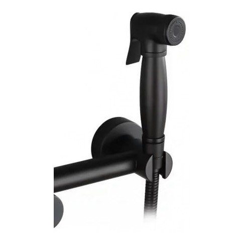 Смеситель с гигиеническим душем Grocenberg GB103N, черный матовый