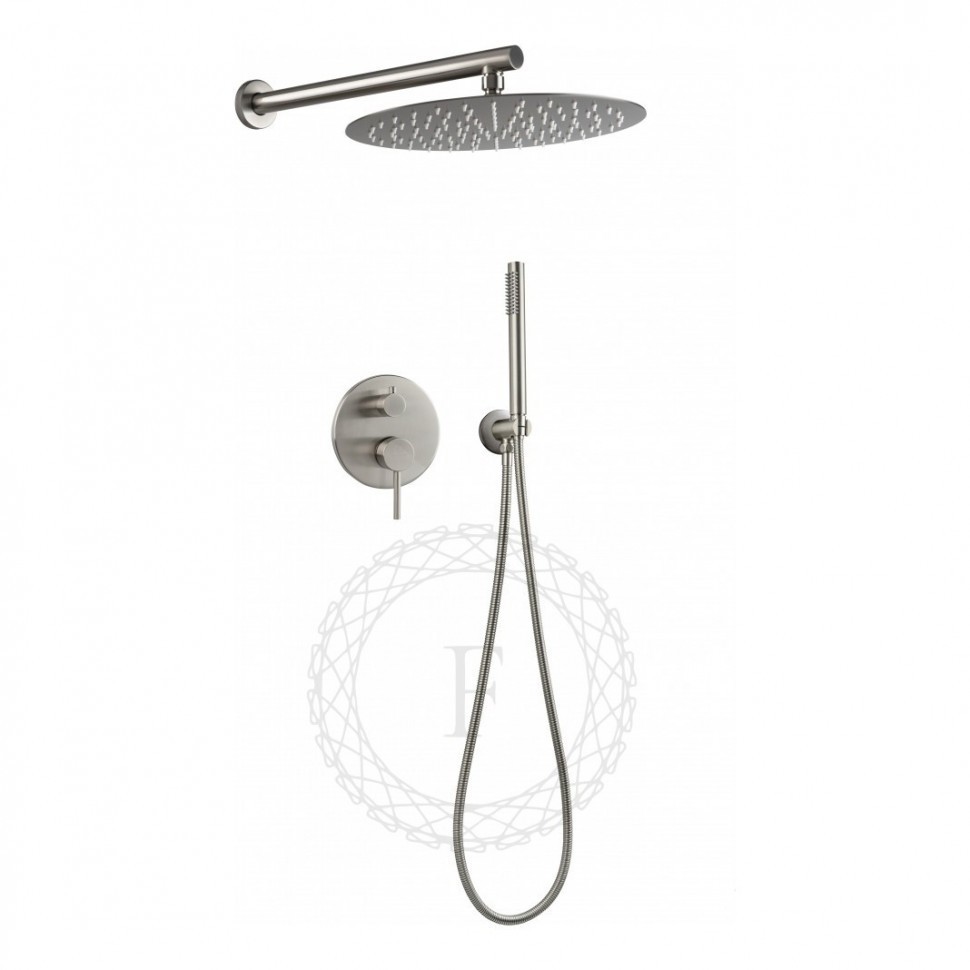 Душевая система скрытого монтажа FILARETE Roun FL1023, никель