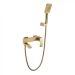 Смеситель для ванны с ручным душем Grocenberg GB8007, матовое золото