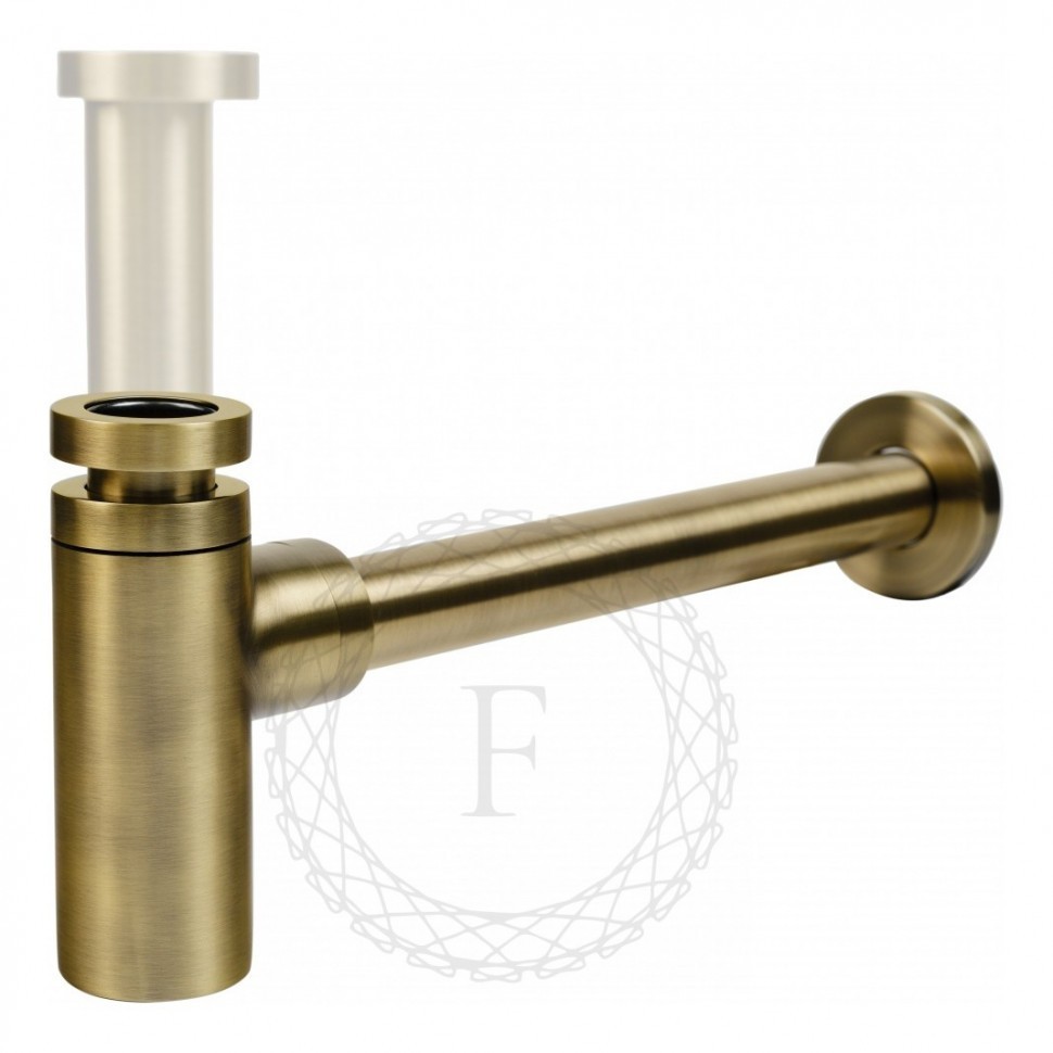 Сифон для раковины FILARETE FL70, бронза
