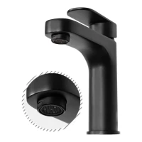 Смеситель для раковины Grocenberg GB1011, черный матовый