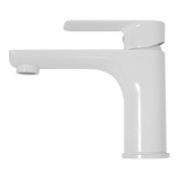 Смеситель для раковины Hansberge H1099, белый