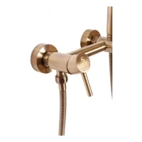 Смеситель с гигиеническим душем Grocenberg GB103N, бронза