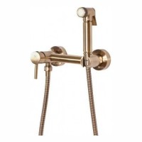 Смеситель с гигиеническим душем Grocenberg GB103N, бронза