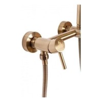 Смеситель с гигиеническим душем Grocenberg GB103N, бронза