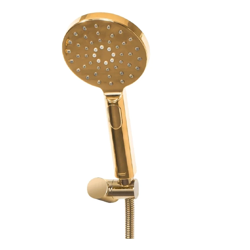 Душевая система скрытого монтажа Grocenberg GB5001, золото глянец