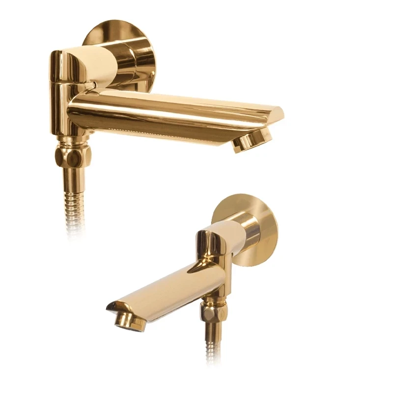 Душевая система скрытого монтажа Grocenberg GB5001, золото глянец