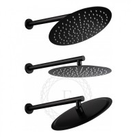 Душевая система скрытого монтажа FILARETE Roun FL1023, черный матовый