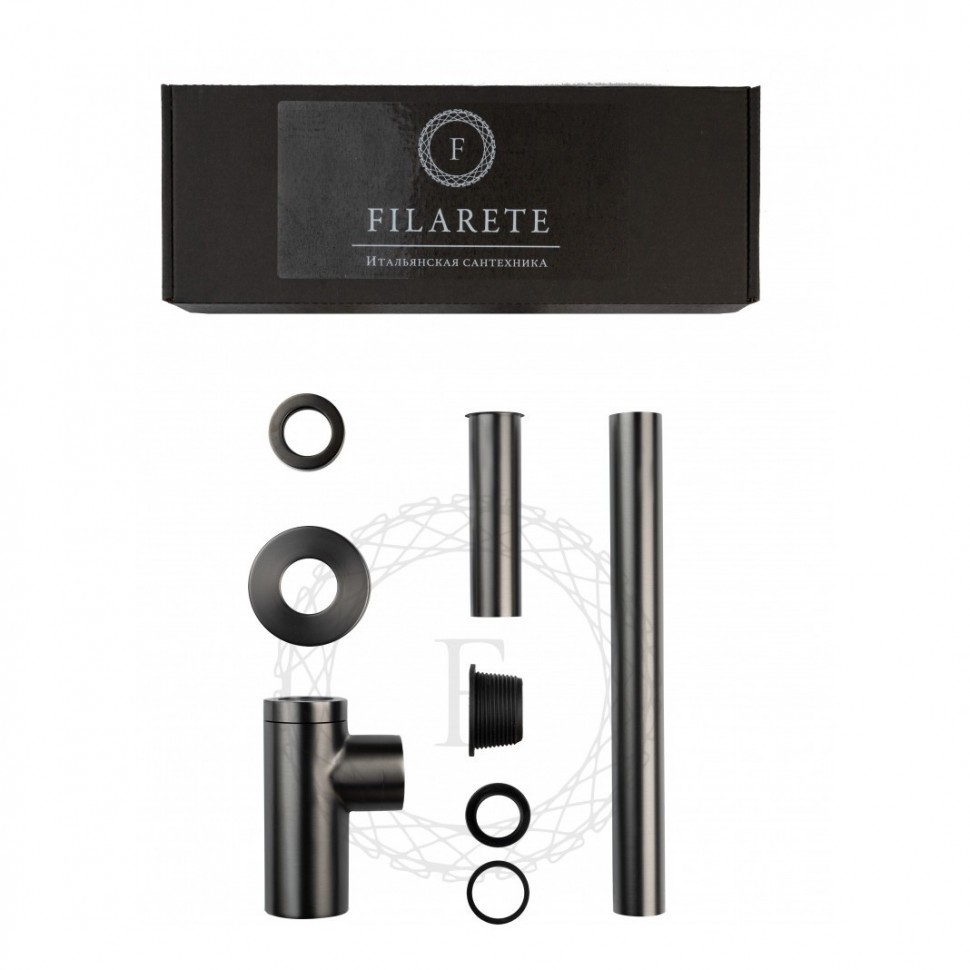 Сифон для раковины FILARETE FL70, графит