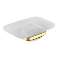 Настенная мыльница Grocenberg AC0058, золото глянец