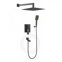 Душевая система скрытого монтажа FILARETE Waterfall FL1010, графит