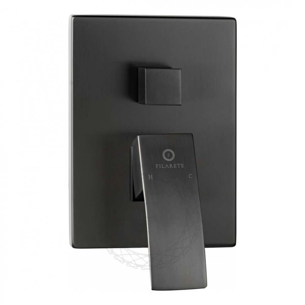 Душевая система скрытого монтажа FILARETE Waterfall FL1010, графит