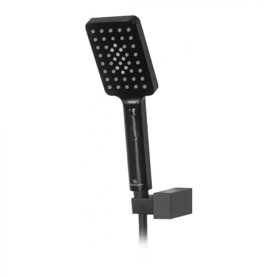 Смеситель для ванны с ручным душем Grocenberg GB8007, черный матовый