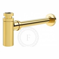 Сифон для раковины FILARETE FL70, золото глянец