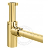 Сифон для раковины FILARETE FL70, золото глянец