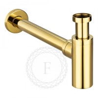 Сифон для раковины FILARETE FL70, золото глянец