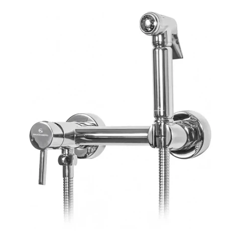 Смеситель с гигиеническим душем Grocenberg GB103N, хром
