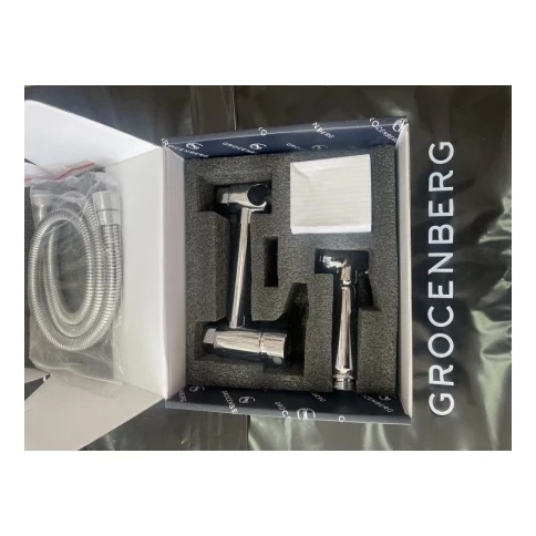 Смеситель с гигиеническим душем Grocenberg GB103N, хром