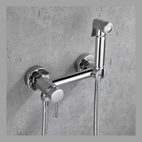 Смеситель с гигиеническим душем Grocenberg GB103N, хром