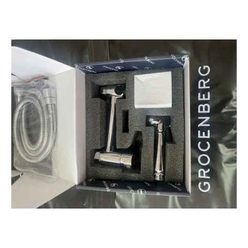 Смеситель с гигиеническим душем Grocenberg GB103N, хром