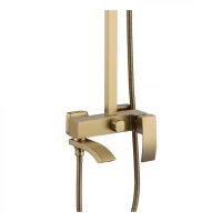 Душевая система Grocenberg GB7007-1, матовое золото