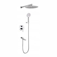 Душевая система скрытого монтажа Grocenberg GB5001, хром