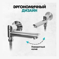 Душевая система скрытого монтажа Grocenberg GB5001, хром