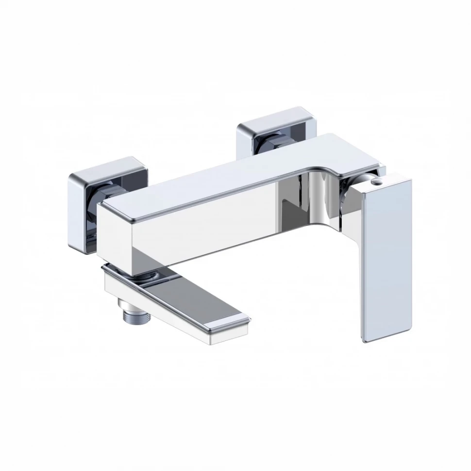 Смеситель для ванны с ручным душем Grocenberg GB8008, белый/хром