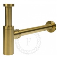 Сифон для раковины FILARETE FL70, золотой брашированный