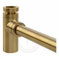 Сифон для раковины FILARETE FL70, золотой брашированный