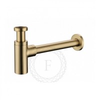 Сифон для раковины FILARETE FL70, золотой брашированный