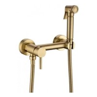 Смеситель с гигиеническим душем Grocenberg GB103N, матовое золото