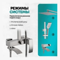 Душевая система Grocenberg GB7007-1, никель