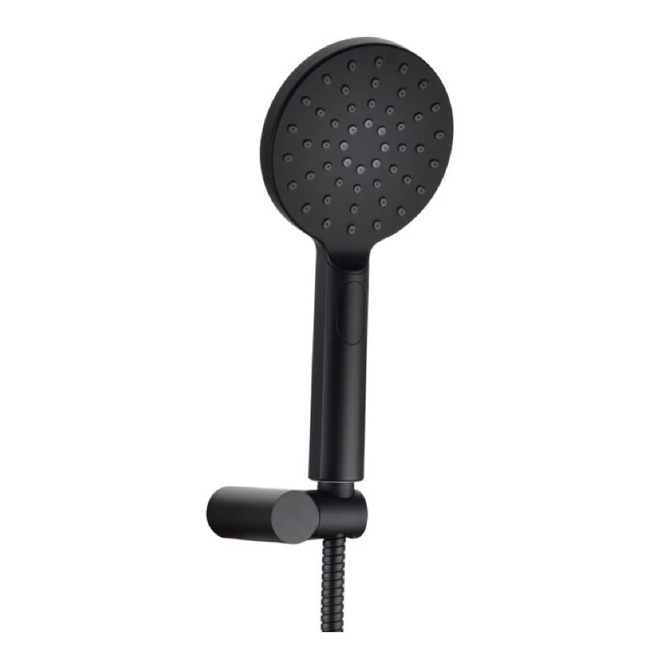 Душевая система скрытого монтажа Grocenberg GB5001, черный матовый