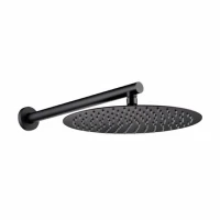 Душевая система скрытого монтажа Grocenberg GB5001, черный матовый