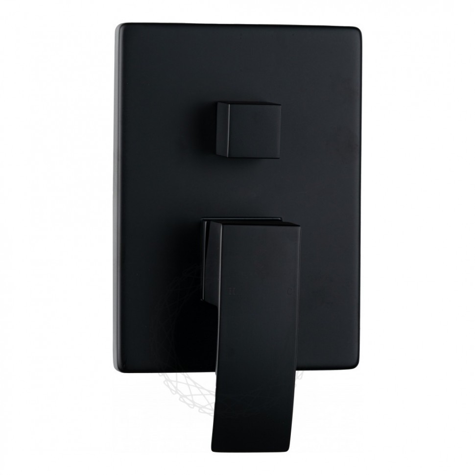 Душевая система скрытого монтажа FILARETE Waterfall FL1010, черный матовый