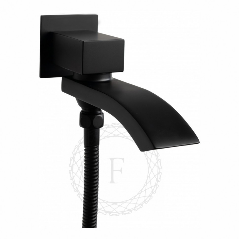 Душевая система скрытого монтажа FILARETE Waterfall FL1010, черный матовый