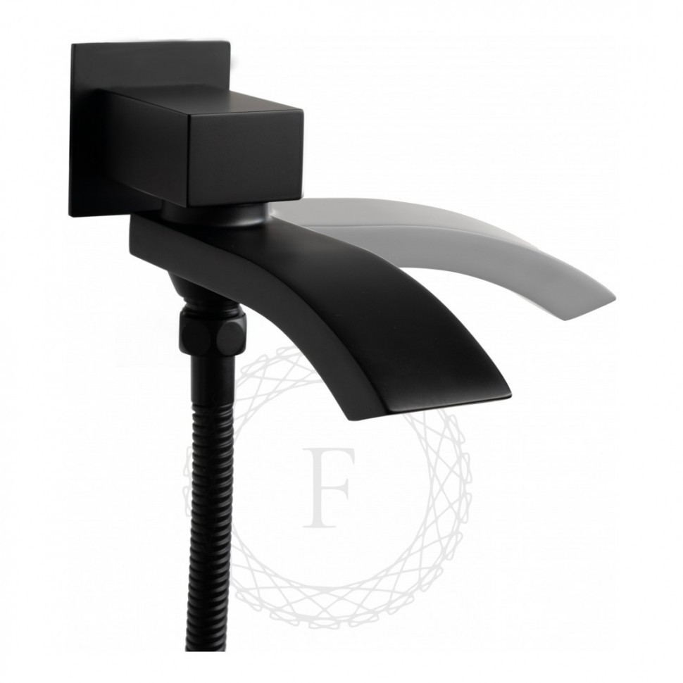 Душевая система скрытого монтажа FILARETE Waterfall FL1010, черный матовый
