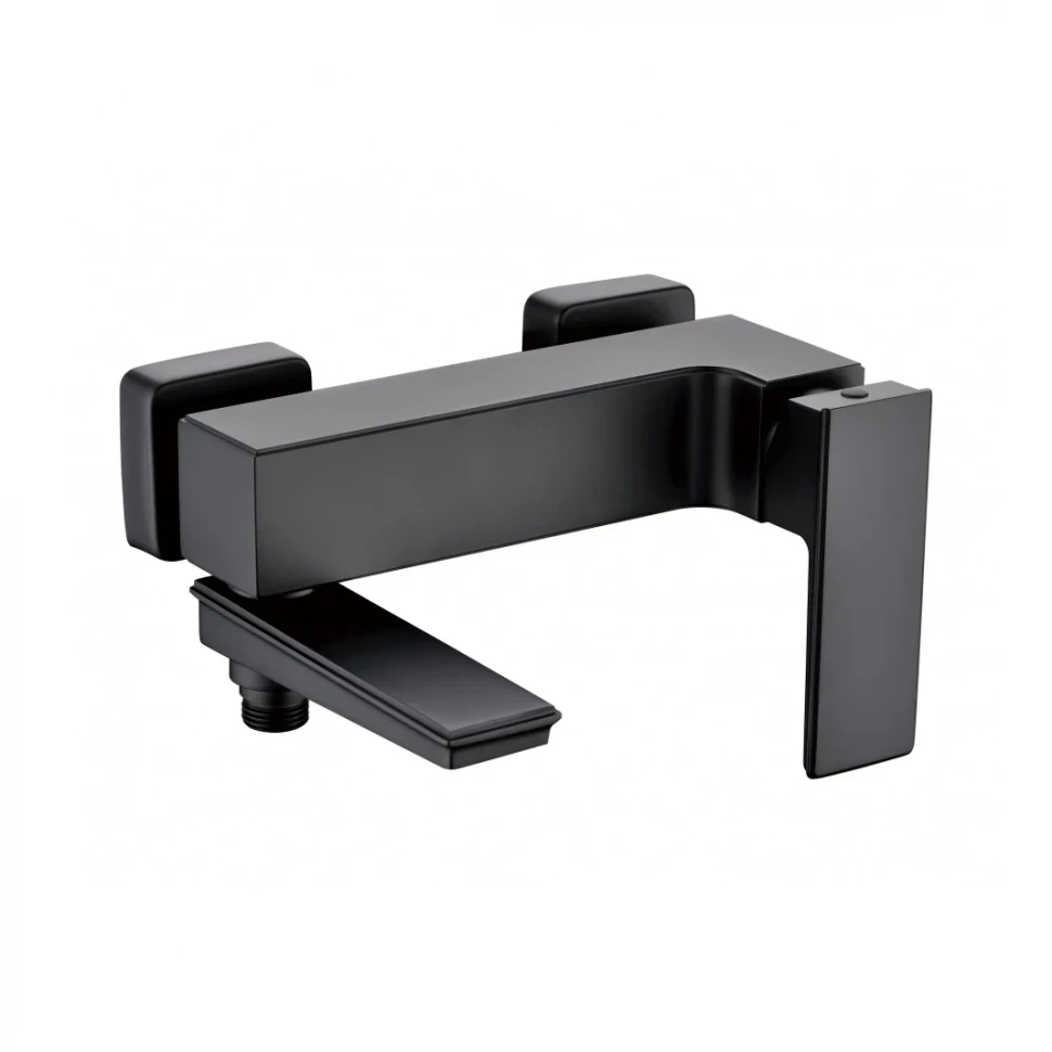 Смеситель для ванны с ручным душем Grocenberg GB8008, черный матовый