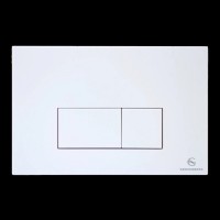 Кнопка смыва для унитаза пластиковая Grocenberg KP3070W, белый Кнопка смыва для унитаза пластиковая Grocenberg KP3070W, белый