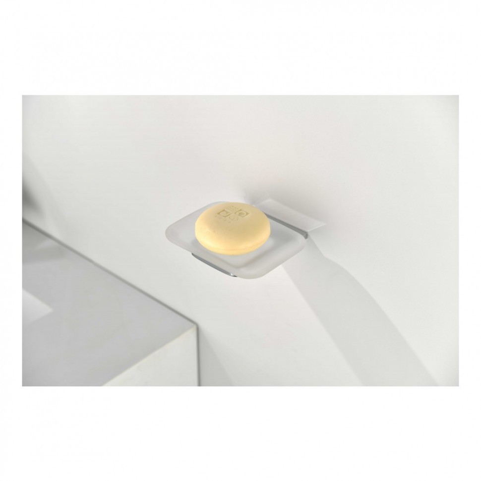 Настенная мыльница Grocenberg AC0058, хром