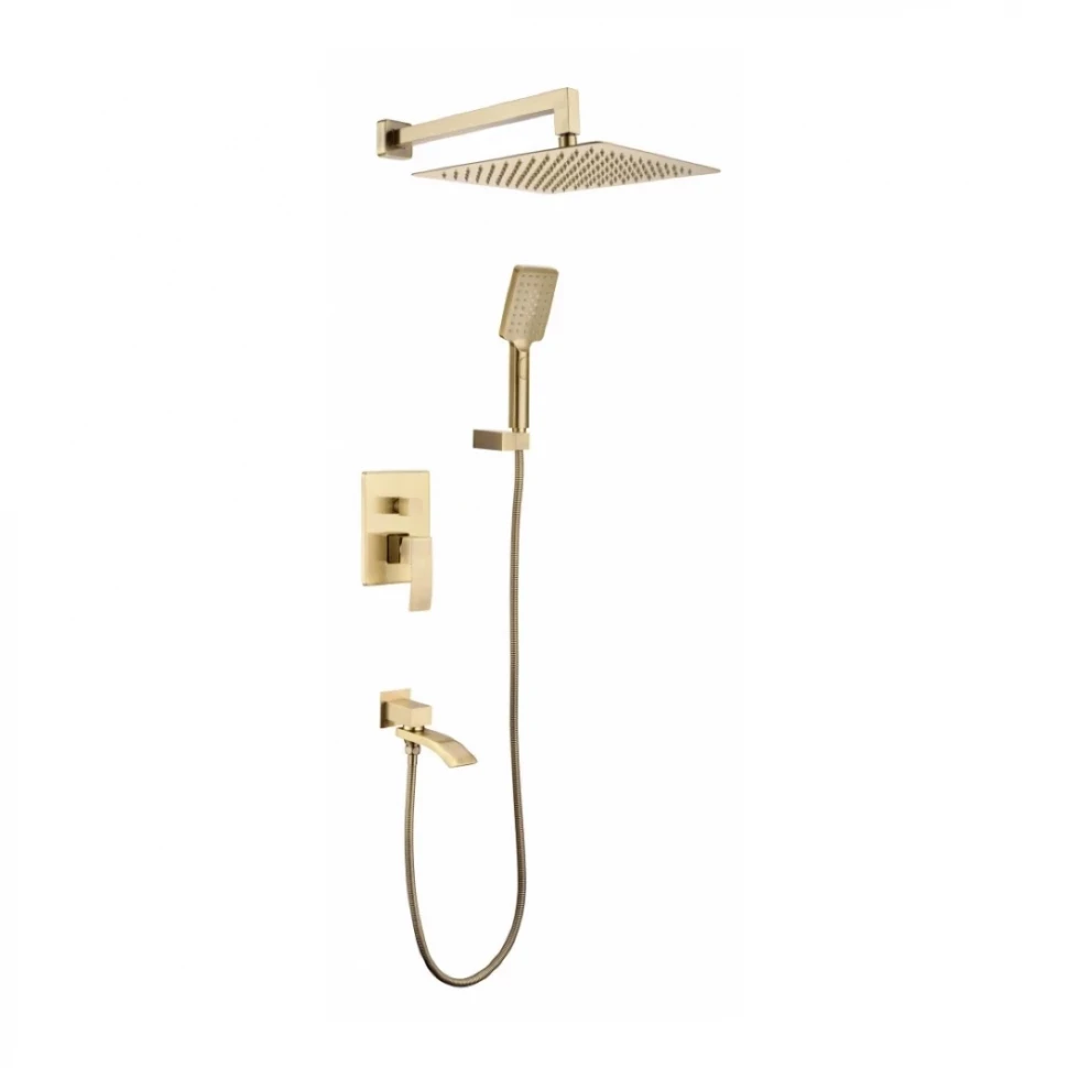 Душевая система скрытого монтажа Grocenberg GB5007, бронза